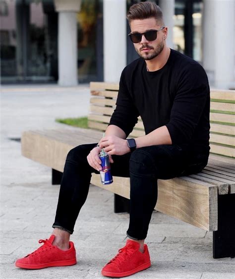 Red Shoes Mens Outfit