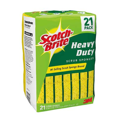 Scotch Brite® Heavy Duty Scrub Sponge 21 Ct