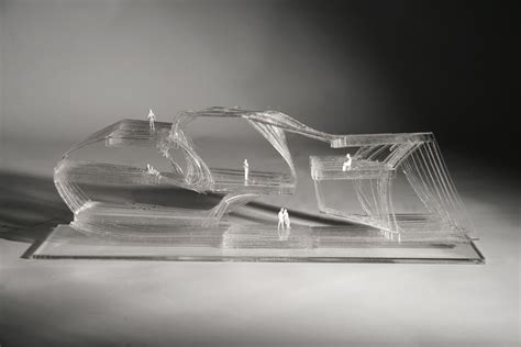 Fluid Architecture Sectional Model Perspex Architectural Association