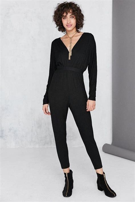 Silence And Noise Silence Noise Lexie Knit Dolman Sleeve Jumpsuit Jumpsuit With Sleeves