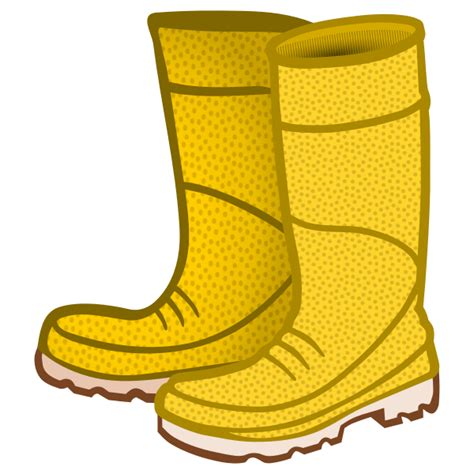 Yellow Rubber Boots Free Svg