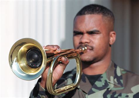 Electronic Recorder Adds Realism To Bugle Playing Air Force Article