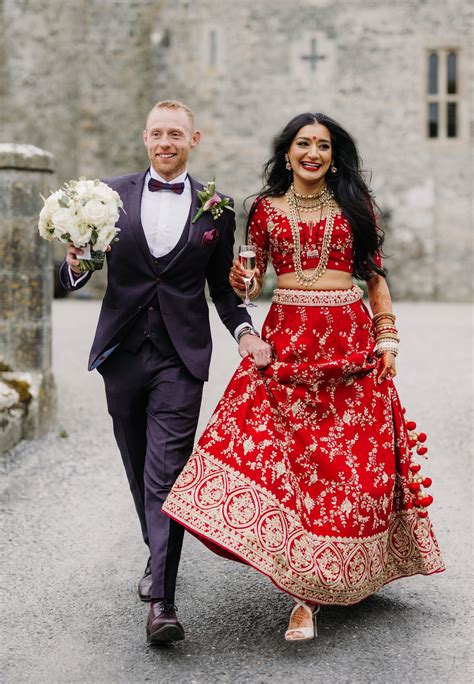 Real Weddings Radhé And Anthony S Indian Irish Wedding