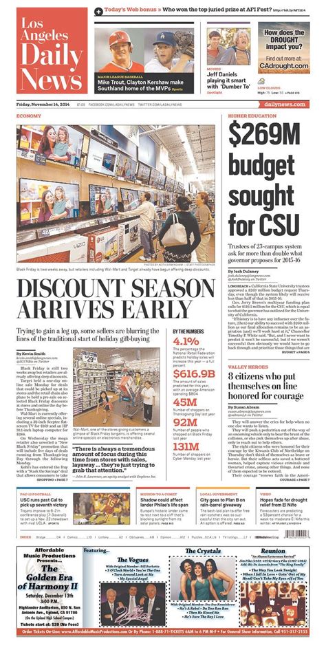 Todays Front Pages Newseum With Images Newseum Southland