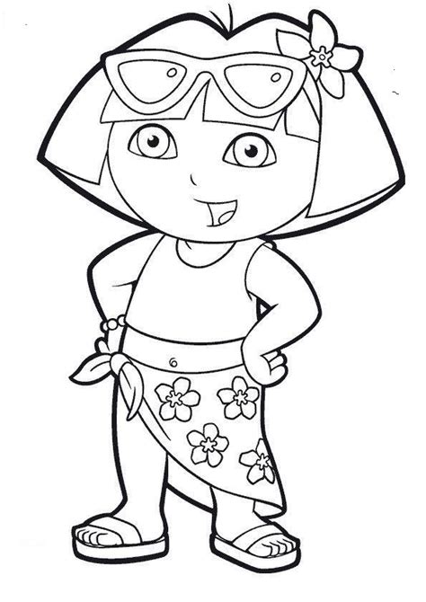 Go diego, dora the explorer and boots. Dora the Explorer Coloring Pages | Super Coloring Book