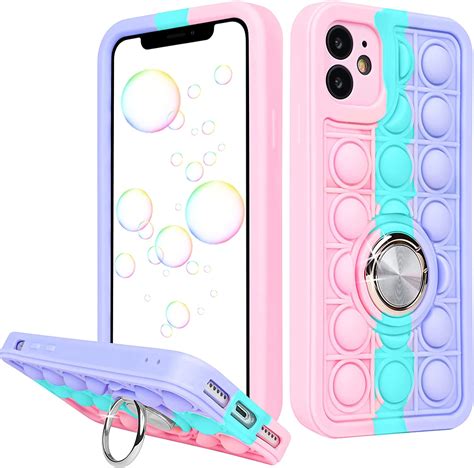 Joyleop Pink Purple Bubble Little Girls Case For Iphone 11