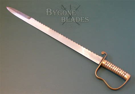 British P1856 Pioneers Saw Back Short Sword Bygone Blades