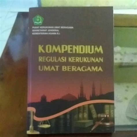 Jual Kompendium Regulasi Kerukunan Umat Beragama Shopee Indonesia