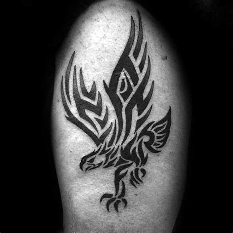40 Tribal Eagle Tattoo Designs Für Männer Vogeltinten Ideen