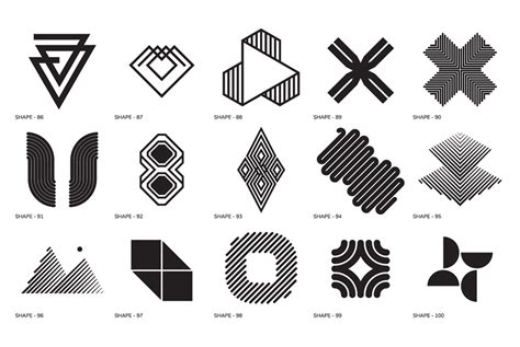 100 Geometric Shapes Part 1 Graphics Youworkforthem