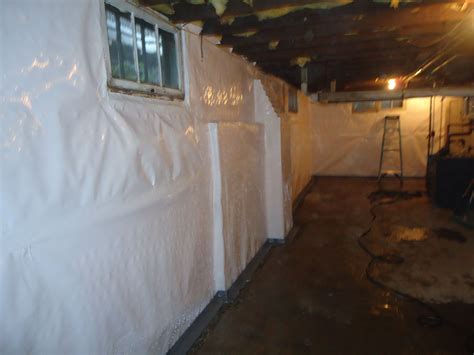 While plain plastic sheeting is commonly used to make vapor if water has already accumulated on the surface, clean it before you start the installation process. CleanSpace Wall Vapor Barrier and Waterguard perimeter ...