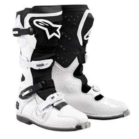 The alpinestars tech 8 rs boots feature an upper constructed from a combination of full grain leather and innovative and light microfiber that is flex… read more. White Tech 8 Light Boot by Alpinestars by Yamaha. Full ...
