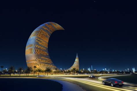 Crescent Moon Tower In Dubai Uae Amazing Photo Of The Day Dottech