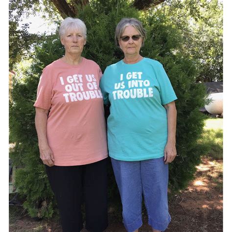 I get us into trouble/ I get us out of trouble tees | Tees, Funny tees