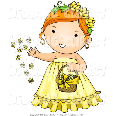 Wedding Flower Girl Clipart 10 Free Cliparts Download Images On