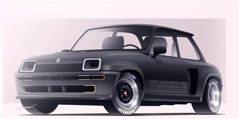 Renault 5 Turbo Rendering Is Just The Right Amount Of Modern Begs To