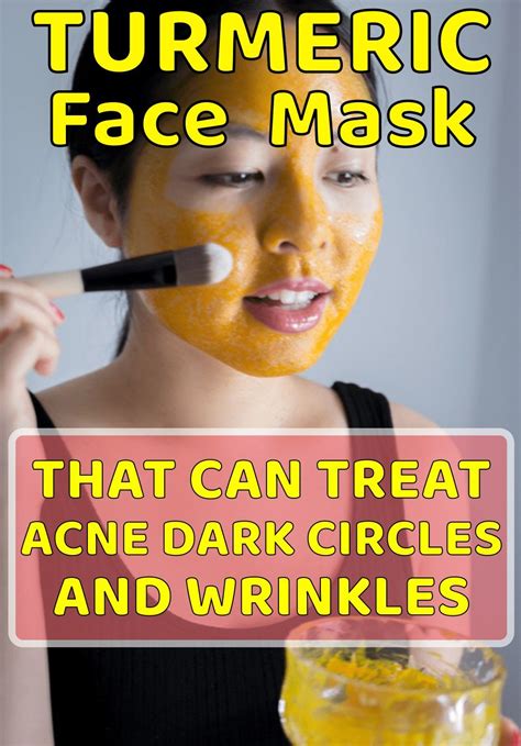 The excess insulin causes more oil to be produced, more oil equals more clogged up pores, which means more acne. Turmeric Face Mask That Can Treat Acne Dark Circles And ...