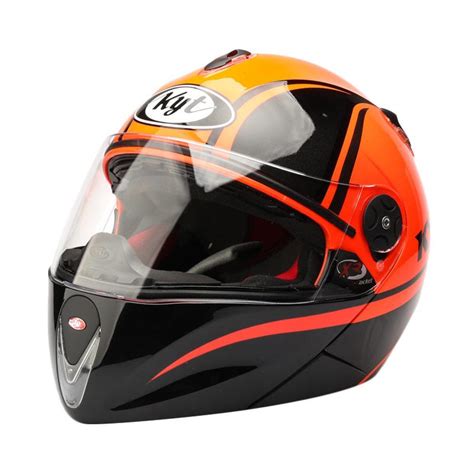 Kyt k2 rider fullface, double visor with one touch release button. Jual KYT X-Rocket Retro #2 GM Helm Full Face - Red Fluo ...
