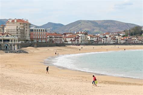 The bar is open every day until 23h (licence. Central Beach Of Saint Jean De Luz Stock Image - Image of country, central: 69211487