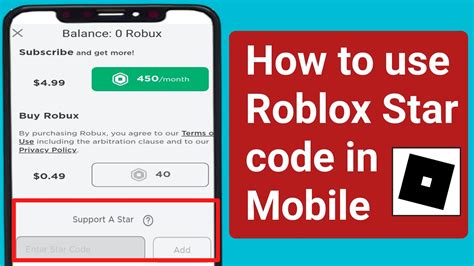 How To Use Roblox Star Code In Mobile 2022how To Enter Star Code On