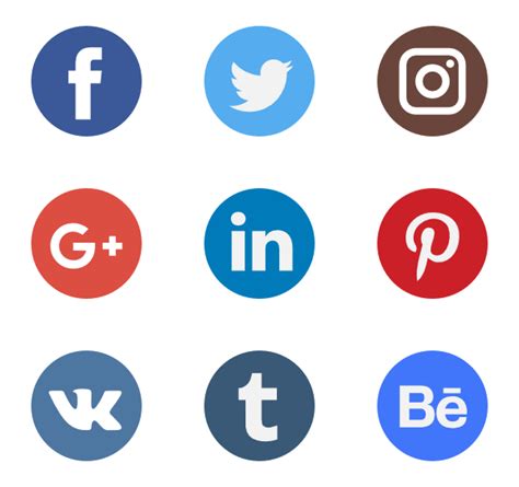 15 Social Network Vector Icons Eps Svg For Free Download