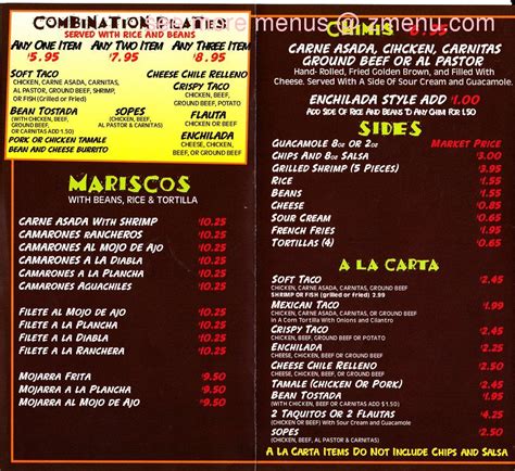 Order online for carryout or delivery! Online Menu of Leos Mexican Grill Restaurant, Long Beach ...