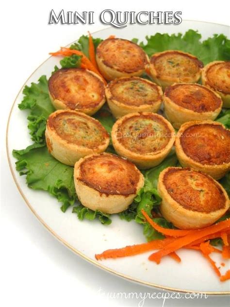 Freeze Holiday Appetizer Mini Quiches Food Recipes Holiday