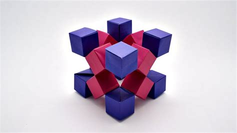 Origami Moving Cubes Jo Nakashima No Tape Glue Youtube