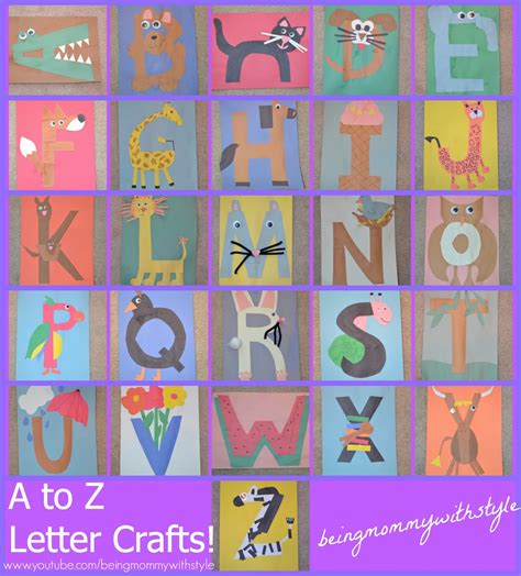 Crafts For Each Letter Of The Alphabet Faherbackup