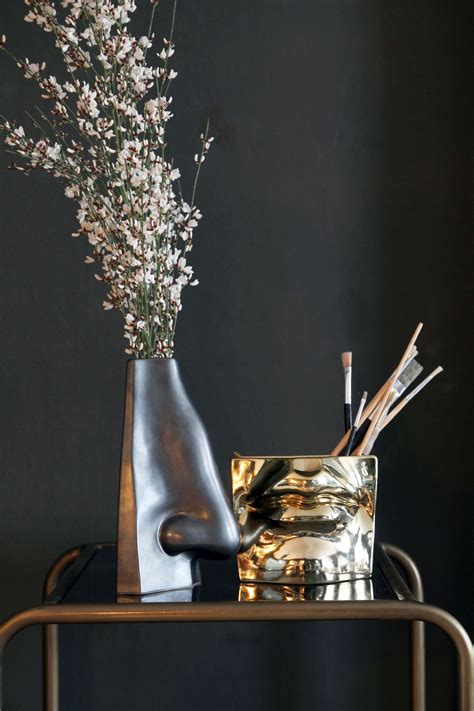 North elevation planos de cocinas estilo de cocina hacer. Gold Effect Lips Vase - Rockett St George | Home ...