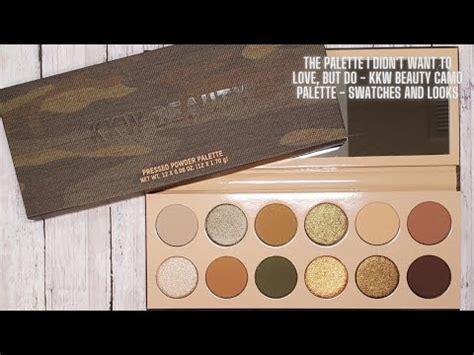 The Palette I Didn T Want To Love But Do Kkw Beauty Camo Palette