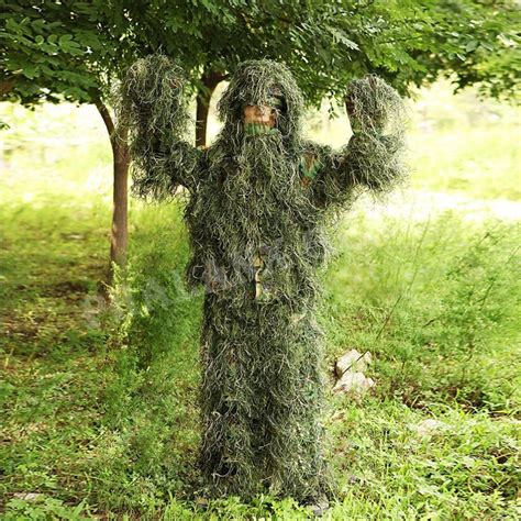 Hunting Sniper Tactical War Game Jacket Ghillie Suit Adult3d Hunting