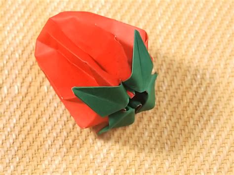 How To Fold Strawberry Origami With Pictures Wikihow