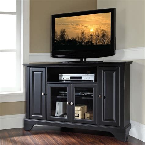 5 out of 5 stars (4) $ 298.00 free shipping favorite add to more colors tv stand bench 42 inch with two shelves in your choice of color. 50 Inspirations 55 Inch Corner TV Stands | Tv Stand Ideas