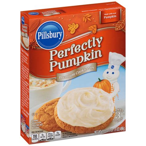 Pillsbury Perfectly Pumpkin Premium Cookie Mix 175 Oz Box
