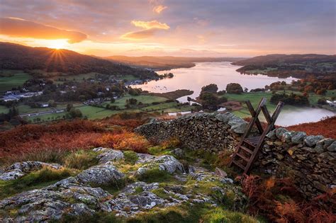 Sunrise At Loughrigg Fell Lake District Cumbria Mostbeautiful