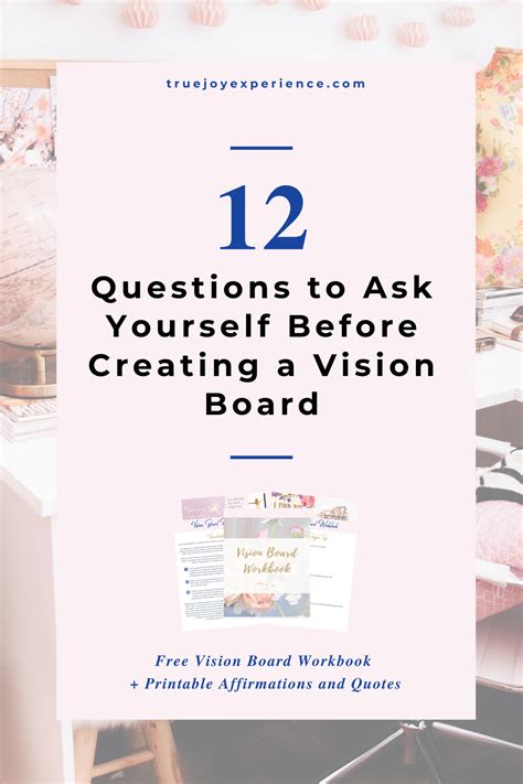 12 Questions To Ask Yourself Before Creating A Vision Board Creating