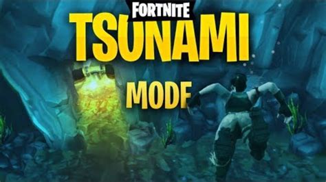 Playing Fortnite With The Storm Being A Tsunami Youtube