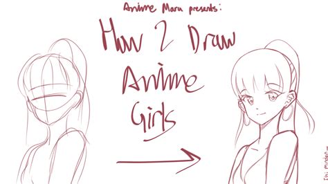 Anime Marus Guide To Drawing Anime Girls Anime Maru