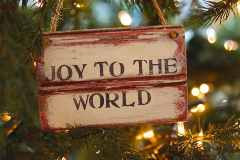 Joy To The World Sign Rustic Christmas Sign Joy Sign