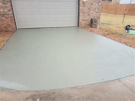Concrete Driveway Eisel Roofing And Construction 405 216 5125