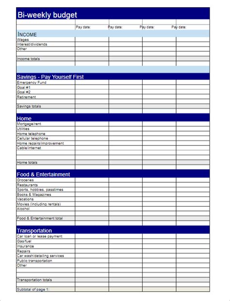 An individual using the household how do you create an effective household budget plan? Household Budget Template (With images) | Weekly budget ...