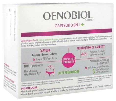 Oenobiol 3 In 1 Reinforced Weight Loss 60 Capsules