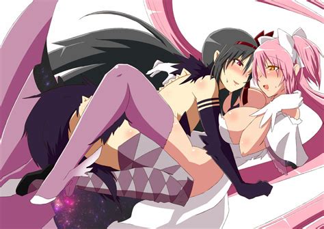 Akemi Homura Kaname Madoka Ultimate Madoka And Akuma Homura Mahou