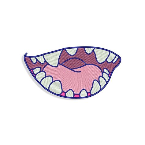 Open Mouth Machine Embroidery Designs And Svg Files