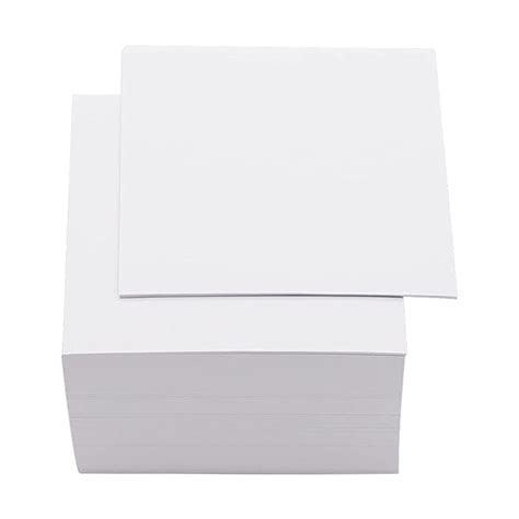 Buy White Blank Notes Cube 3x3 Inch Office Paper Memo Sheets Non Sticky