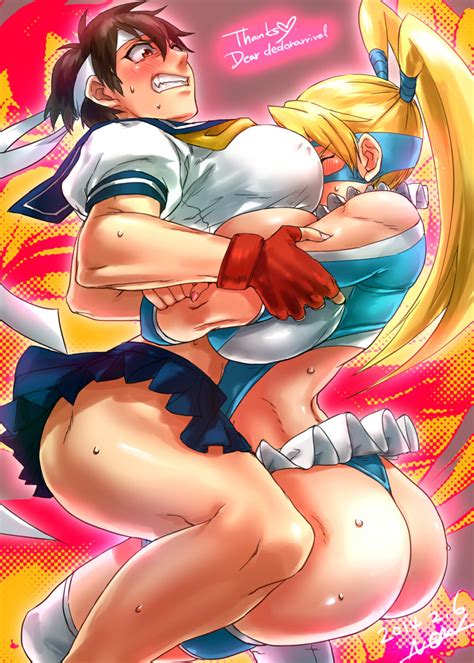 Kasugano Sakura And Rainbow Mika Street Fighter Drawn By Non Nonzile Danbooru