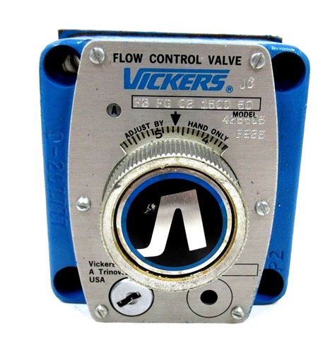 New Vickers F3 Fg 02 1500 50 Flow Control Valve F3fg02150050 426505