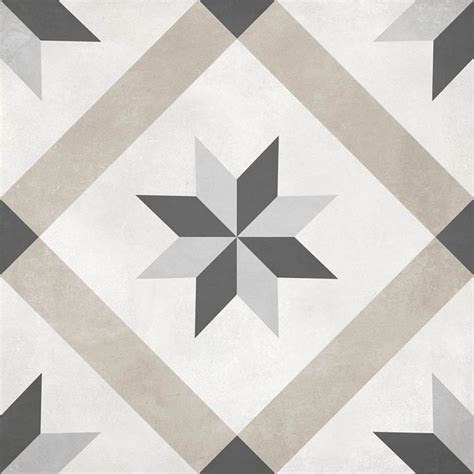 capsule ice 8 x 8 compass deco tile from garden state tile