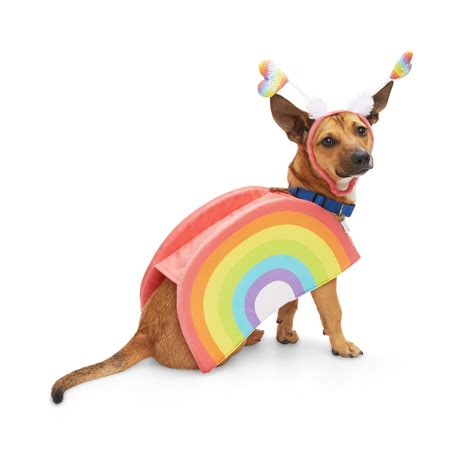 Youly Pride Rainbow Dog Costume X Small Multi Color Rainbow Dog